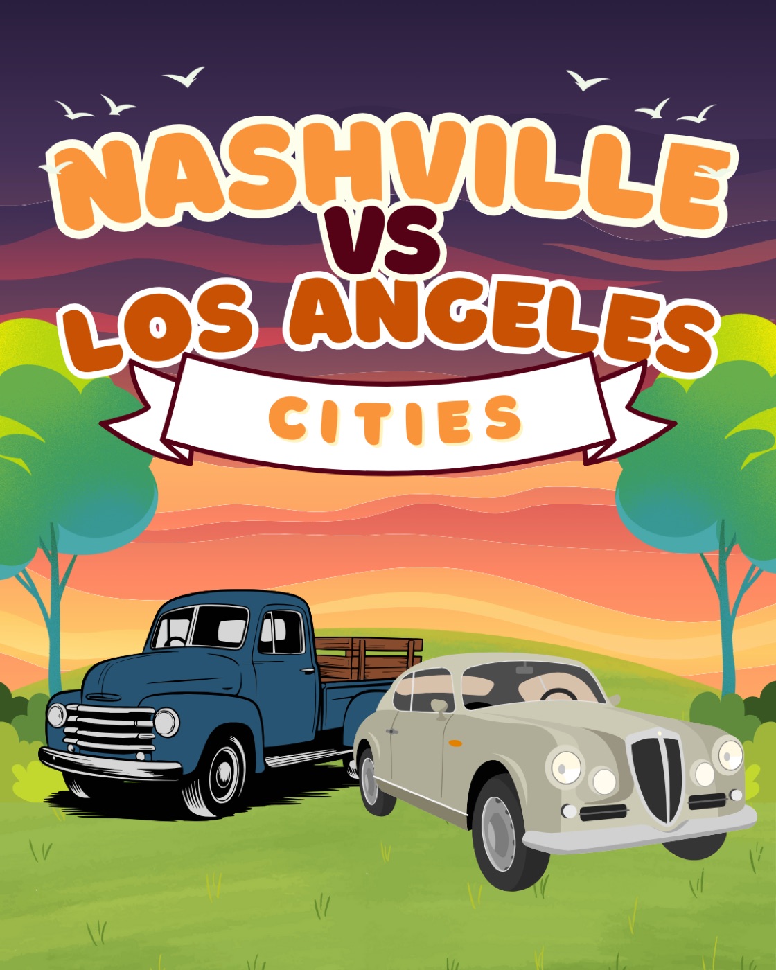 NASHVILLE VS LOS ANGELES CITIES