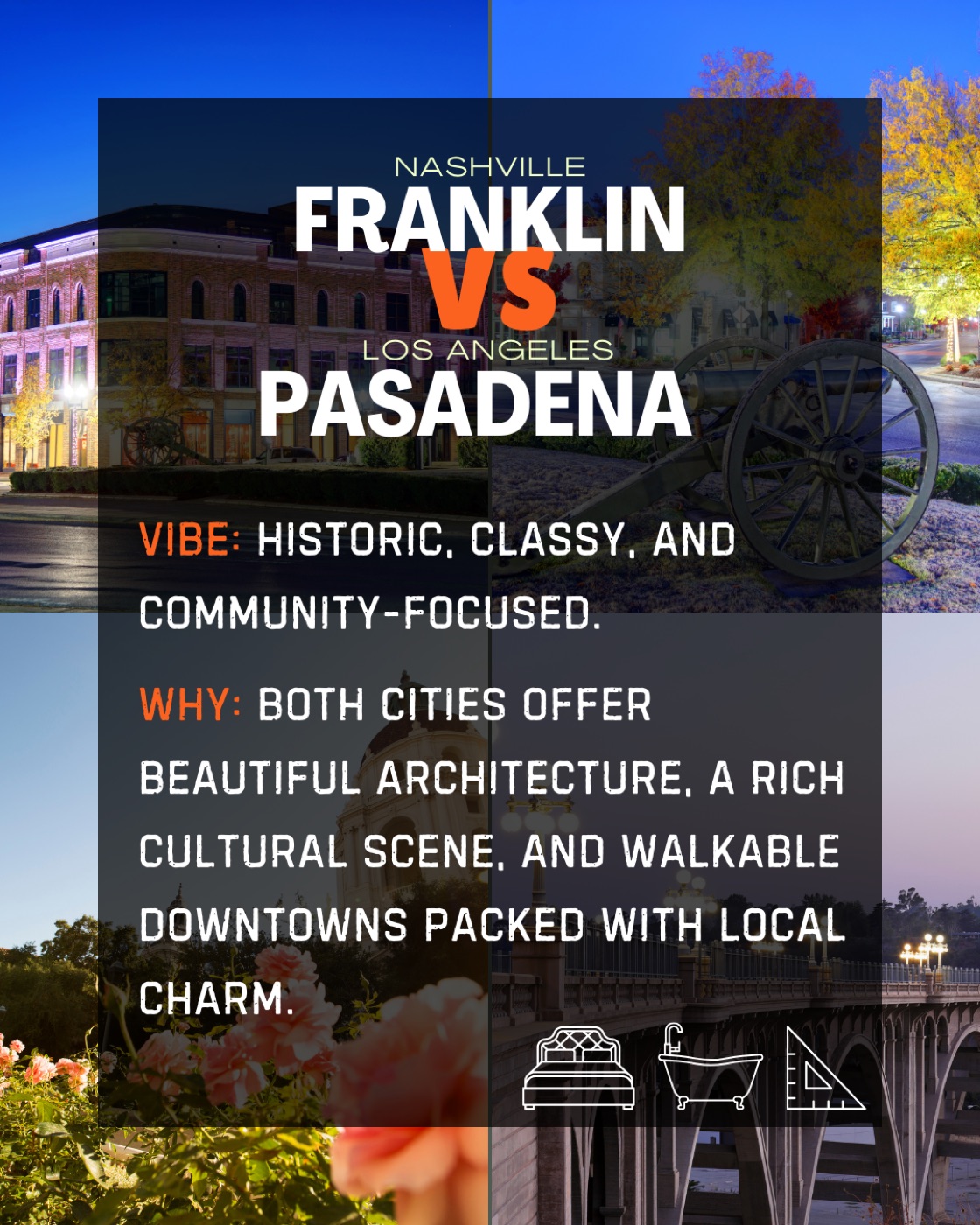 FRANKLIN TN VS PASADENA CA