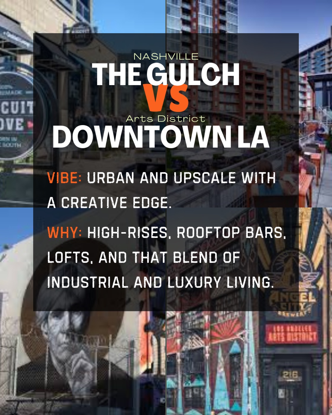 THE GULCH VS DOWNTOWN LA